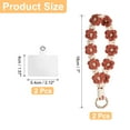 thumbnail image 2 of Uxcell 2 Pcs Correa para Muñeca de Teléfono con Pestañas de Sujeción, Pulsera de Lanyard para Teléfono Celular Hecha a Mano para Mujeres y Niñas, Rojo, 2 of 7