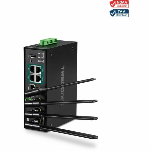 TRENDnet TI-WP100, Industrial AC1200 Wireless Gigabit PoE  Router