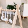 thumbnail image 2 of 3pcs Solid Baby Gym Toys Wooden Baby Pendants Gym Hanging Toys Infant Toys, 2 of 7