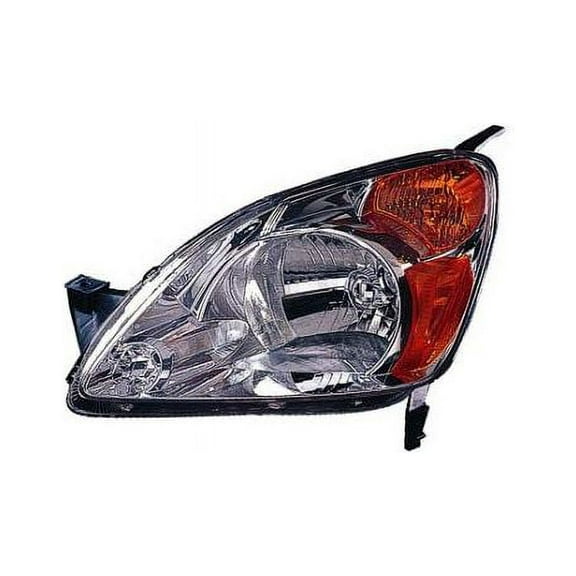 Right Passenger Side Headlight Assembly - Compatible with 2002 - 2004 Honda CRV 2003