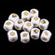 thumbnail image 3 of 12 Piezas Cubos De Dados De Madera Pintada De Blanco Ronda De Esquina Juguetes Para Niños Juego Dados De 6 Caras Con Patrones De 20 Mm X 20 Mm X 20 Mm Juegos De Para Niños Juguetes, Baoblaze Dados de madera, 3 of 8