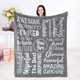 thumbnail image 1 of LHSHID Get Well Soon Gifts for Women Inspirational Gifts for Women Couragement Compassion Purple Throw Blanket Warm Hugs Gifts for Women Friend Mom Wife Daughter Sister Colleague 30x40in, 1 of 5