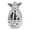 Silver Claw Print, variant on Yajisi Stainless Steel Pet Cremation Urn for Ashes Keepsake Memorial Box Rustproof, Large Butterfly Design, 30x40mm (1.18x1.57 inches)