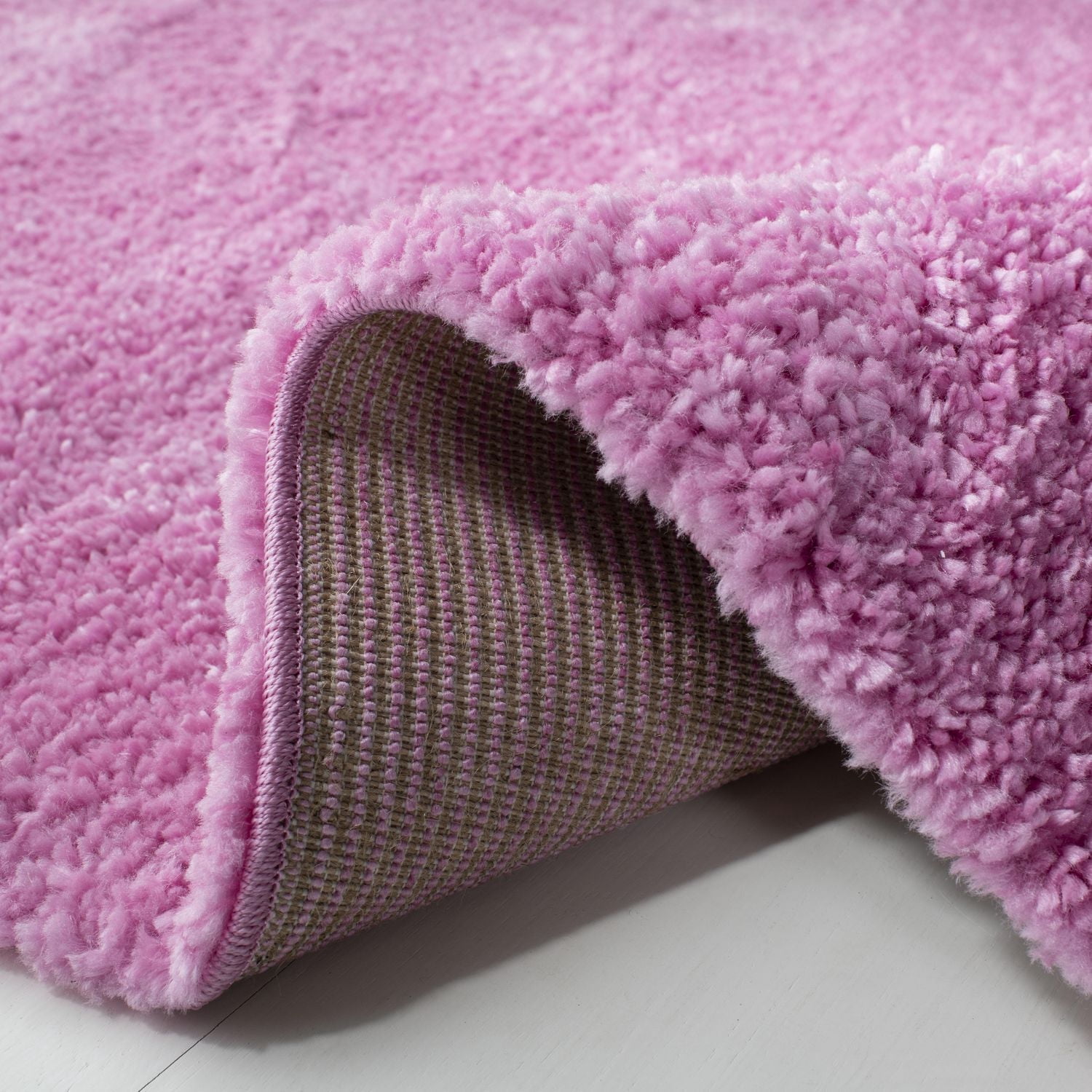 SAFAVIEH August Carlene Solid Plush Shag Area Rug