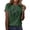 Z26-Green, variant on FUZHIQ Women's Halloween Graphic Short Sleeve T Shirt Casual Crewneck Tee For Fall Party Daily Wear Comfortable Fit