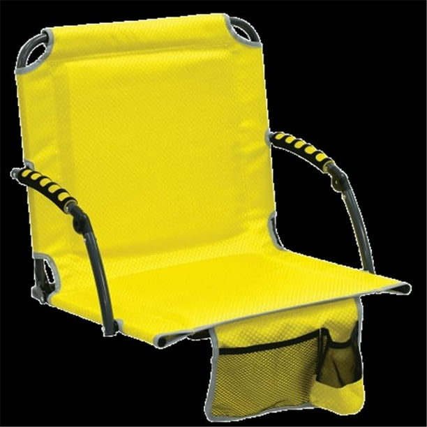 Gear Bleacher Boss Pal Stadium Chair Wrapped Arms, Yellow
