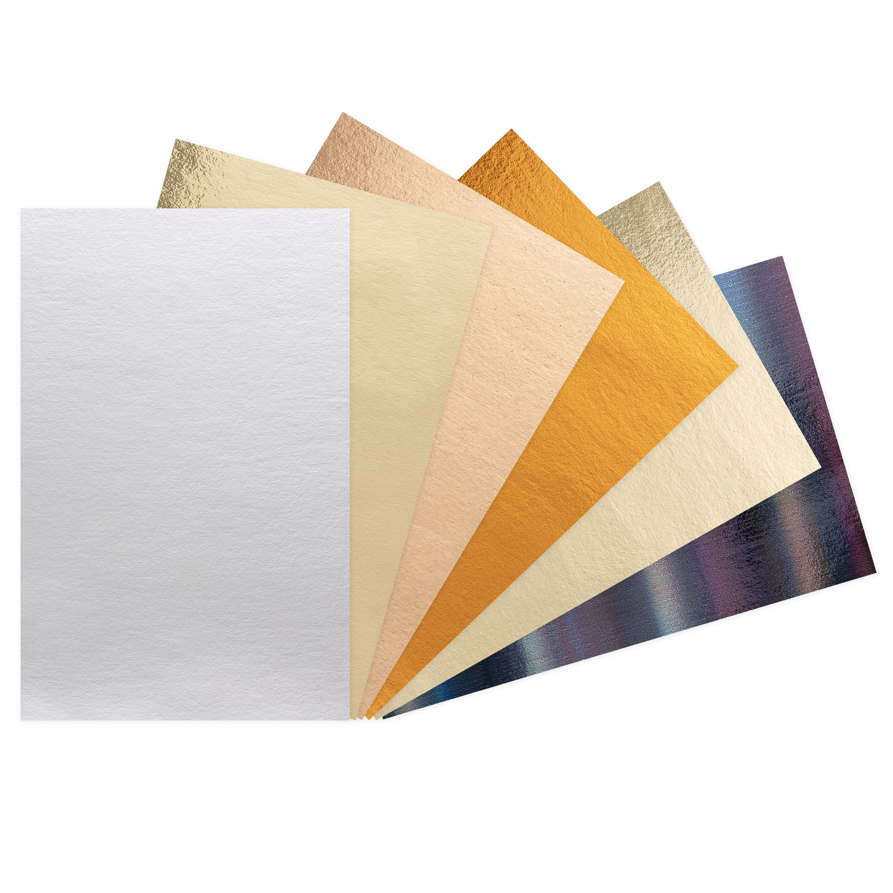 Recollections 288 Sheets Metallic Foil 4.5" x 7" Cardstock Paper Value Pack - Acid and Lignin Free Paper for Scrapbooks, Arts & Crafts - Bulk Pack
