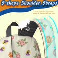 thumbnail image 5 of Pioneer Flower Floral Print Pattern 17" Waterproof Oxford School Backpacks for Teens, S-Shape Padded Straps, for School, Travel, Hiking, Camping, 5 of 5