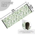 thumbnail image 5 of Yayeee Runner Rug for Bedroom 2'x6' Machine Washable Hallway Non Slip Mat, Green Leafy Pattern, 5 of 8