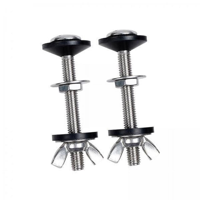 Tornillos para tanque de inodoro,Tornillos para tanque de inodoro Kit de piezas de repuesto,Tuercas de sujeción resistentes Arandelas Junta de sellado,Herramientas de reparación Tornillos de