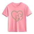 thumbnail image 1 of hengsof Chemises pour Enfants T-Shirts Graphiques à Manches Courtes Hauts Décontractés Quotidiens, 1 of 3