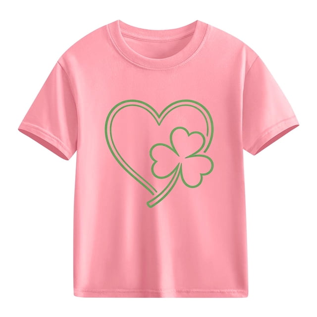 hengsof Chemises pour Enfants T-Shirts Graphiques à Manches Courtes Hauts Décontractés Quotidiens
