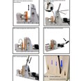 thumbnail image 5 of Yeacher Kit de Gabarit de Trou de Poche 9,5 mm, Poinçon Oblique, Positionneur de Forets, Guide de Perceuse Réglable en Profondeur, Ensemble de Localisateurs, Outil de Menuiserie DIY, 5 of 5
