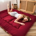 thumbnail image 5 of Japanese Floor Mattress Futon Mattress, Memory Foam Futon Roll Up Guest Mattress Queen Size, 5 of 7