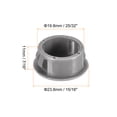 thumbnail image 2 of Uxcell 36Pack 25/32" Plastic Hole Plugs Panel Flush Type Knockout Locking Plugs, Gray, 2 of 5