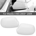thumbnail image 6 of YeekTok Car Rearview Mirror Housing, Side Mirror Cover Cap, For Mazda 3 M3 2003 - 2009, White, 6 of 8