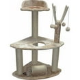 thumbnail image 2 of Majestic Pet Products 36 in. Bungalow Sherpa Cat Tree - Tan, 2 of 2