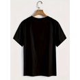 thumbnail image 2 of Fun Letter Print Round Neck Short Sleeve T-Shirt, 2 of 6