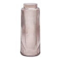 thumbnail image 1 of Florero Decorativo Hometrends 25 cm, Diseño Rayas, Vidrio Café, 1 of 4