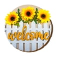 thumbnail image 2 of Wooden Sign Decorative Wall Art Flower Shape Durable Wood Easy Installation Versatile Gift Idea for Home Decor, 2 of 8