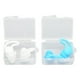 thumbnail image 2 of 2 pares de tapones de silicona para los oídos con reducción de ruido, reutilizables y lavables, con 2 cajas de almacenamiento para dormir y nadar., 2 of 14