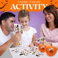 thumbnail image 6 of Halloween Pumpkin Face Decorating Stickers - 32 Stickers for Kids Party Favors - 12 Sheets Small Decorations, 6 of 7