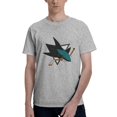 thumbnail image 1 of San Jose Sharks Fashion Men'S Short Sleeve T-Shirt Gray Xx-Large, 1 of 5