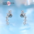 thumbnail image 6 of Limerencia 18g Titanium Internally Threaded Tragus Piercing Jewelry Flat Back Piercing Nose Studs Earring,  for Women or Men (Five Prong Cluster-Silver), 6 of 7