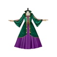thumbnail image 2 of Medieval Green Velvet Dress Witch Dress Robes Outfit Adult for Women, 2 of 6