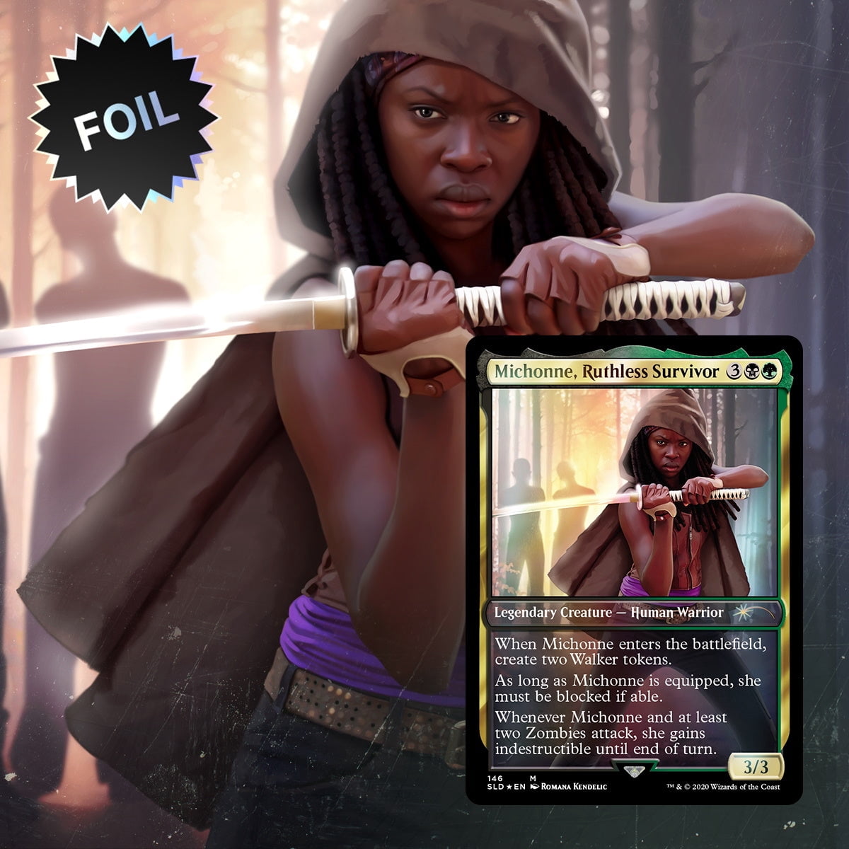 Magic the Gathering Secret Lair The Walking Dead Magic The Gathering Set
