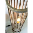 thumbnail image 5 of ROUND BRASS AND WOOD CYLINDER TABLE LAMP, 5 of 9