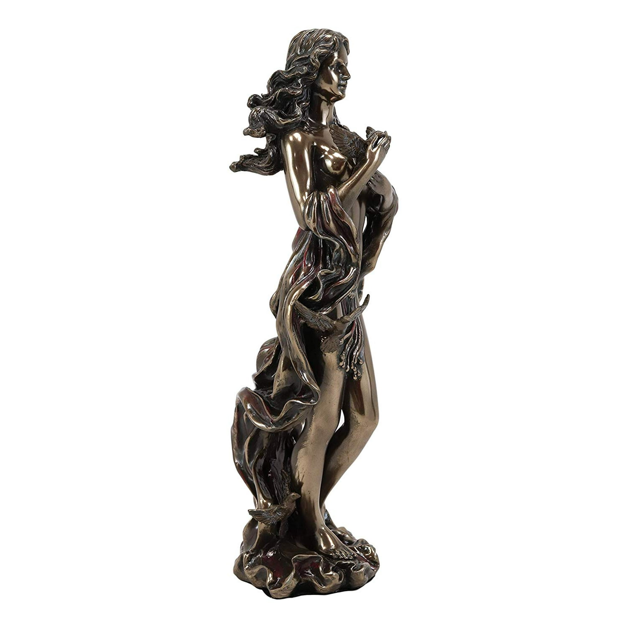 Ebros Gift Classique Grec Nu Aphrodite avec Colombes Autel Statue Déesse de  la Beauté Séduction et le Sexe Vénus 11.5 & quot; Haut en Faux Bronze  Finition comme Greco Romain Mythologique Divinité