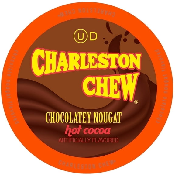 Charleston Chew Chocolate Nougat Hot Chocolate Cocoa Pods for Single-Serve Coffee Brewers, 40-Pack