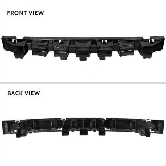 Kojem Front Bumper Face Bar Impact Absorber Black for 2010 2011 2012 Ford Fusion 4-Door Replaces FO1070177
