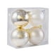 thumbnail image 2 of Decoraciones navideñas, adornos navideños, regalos de Navidad. Juego de 4 bolas navideñas colgantes de plástico de 12 cm (4,7 pulgadas)., 2 of 7