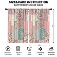 thumbnail image 2 of Blackout Kids Curtains,Pioneer Flower Childrens Insulated Curtains Set Of 2,Bedroom Essentials,Toddler Room Decor 52x84in(132x213cm), 2 of 4