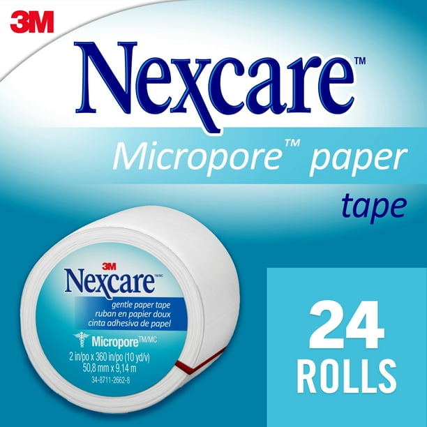 Nexcare Micropore Paper First Aid Tape, Made by 3M, 2 inches x 10 yards