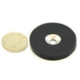 thumbnail image 2 of N42 Neodymium Rubber Coated Disc Countersunk Magnet - 40mm dia x 5mm thick x 6mm hole - 11.02lbs Pull (South) (Pack of 1), 2 of 2