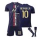 thumbnail image 1 of Neymar Jr #10 Jersey Gold Special Edition Home 2022-23 Paris Soccer T-shirts Jersey Set For Kids Youths zhangyuxiang LED, 1 of 2