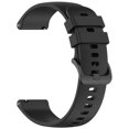 thumbnail image 1 of 20mm Watch Strap For Garmin vivoactive 5/vivoactive 3 music/Forerunner 165/165 Music 645 245 245M Sport silicon Smart Wristband black 20mm width strap, 1 of 6