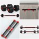 thumbnail image 3 of 1 Conabal Barbell Connect Bind Broting Biel Connector con muescas con tuercas, 3 of 4