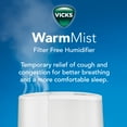 thumbnail image 4 of Vicks 1 Gal Warm Moisture Humidifier, Large Room Humidifier for Home, 400 Sq Ft, White, V750D1V2, 4 of 12