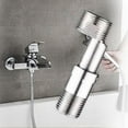 thumbnail image 3 of 2Pcs Shower Extension Arm under $5! Yannianjz Shower Arm, Extendable Shower Arm, Rotatable Shower Arm, Thermostatic Shower Kit, Shower Installation, Bathroom Fixture, Shower Pipe, Adjustable Arm, 3 of 9