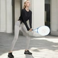 thumbnail image 5 of Women's High Waist Active Leggings with Side Pockets - Small, Gray, 5 of 6