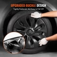 thumbnail image 4 of VEVOR Cache-Jante de Roue 18 Pouces pour 2017-2023 Model 3 Enjoliveur avec Trou pour Embout de Valve, 4 of 9