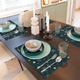thumbnail image 6 of Placemats Set of 4 / 6, Christmas Snowflake Placemats for Dining Table Indoor/Outdoors Heat Resistant Washable Placemats 18" x 12", 6 of 8