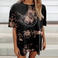 thumbnail image 2 of Jamsmile Women T-Shirts Oversized Graphic Moon Print Tee Shirts Tops Casual Soft Blend Loose Fit Lightweight Tshirts, 2 of 5