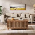 thumbnail image 6 of Tribesigns 43" Lift Top Coffee Table with Spacious Vertical Louver Hollowing Storage Bin, 6 of 7
