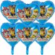thumbnail image 3 of Juego de 6 globos de aluminio con diseño de la Patrulla Canina para decoración de cumpleaños, diseño de perro Chase, Marshall y Skye, suministros para fiestas infantiles, juguetes de regalo, 3 of 5