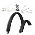 thumbnail image 3 of Dualoai Mountain Bike Mud Guards Matte Black with Mount Hardware against Splashing Water 27.5 In Brace, 3 of 9